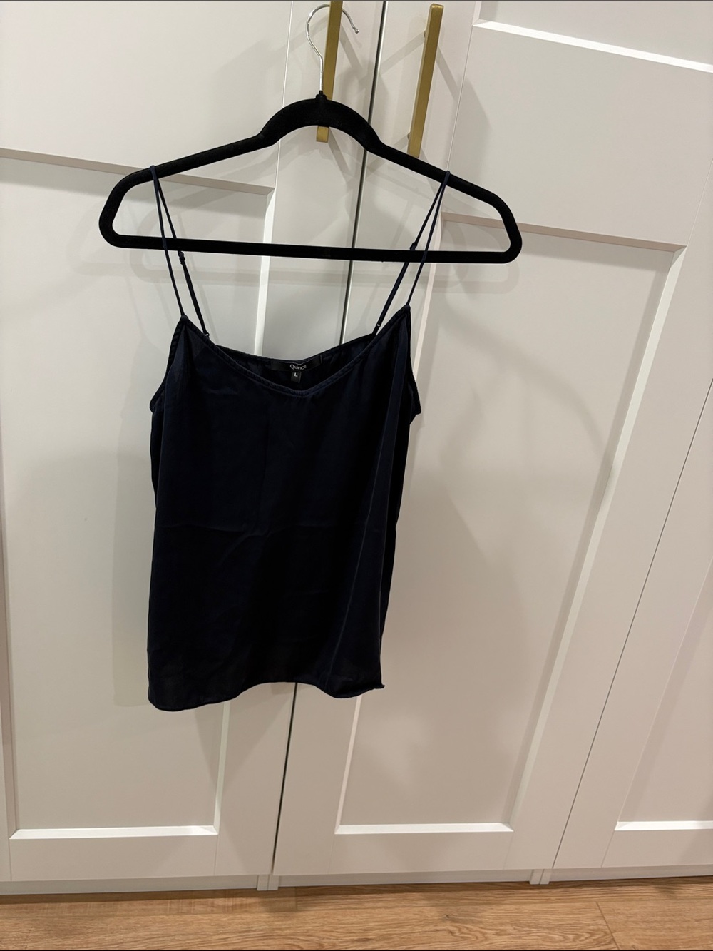 Quince Navy Washable Silk Camisole Top - Women